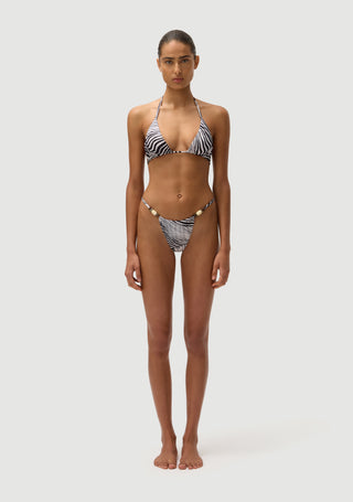 Giuseppe Beaded Bottom | Zebra