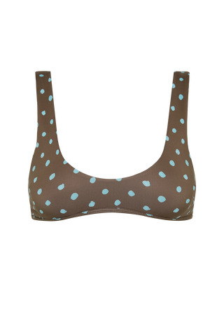 Alfie Top | Polka Blue