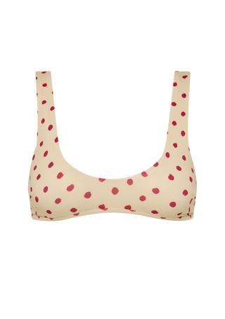 Alfie Top | Polka Red