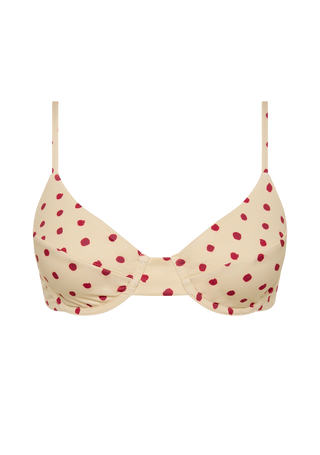Gareth Top | Polka Red