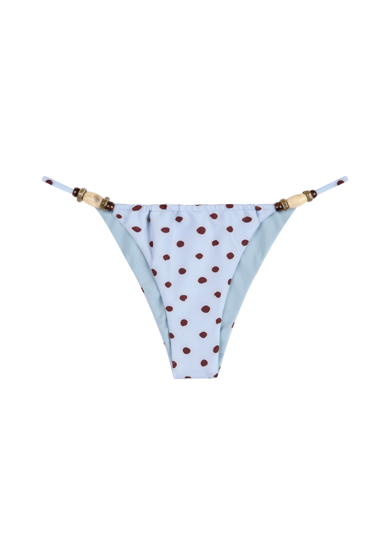 Giuseppe Beaded Bottom | Blue Polka Fudge