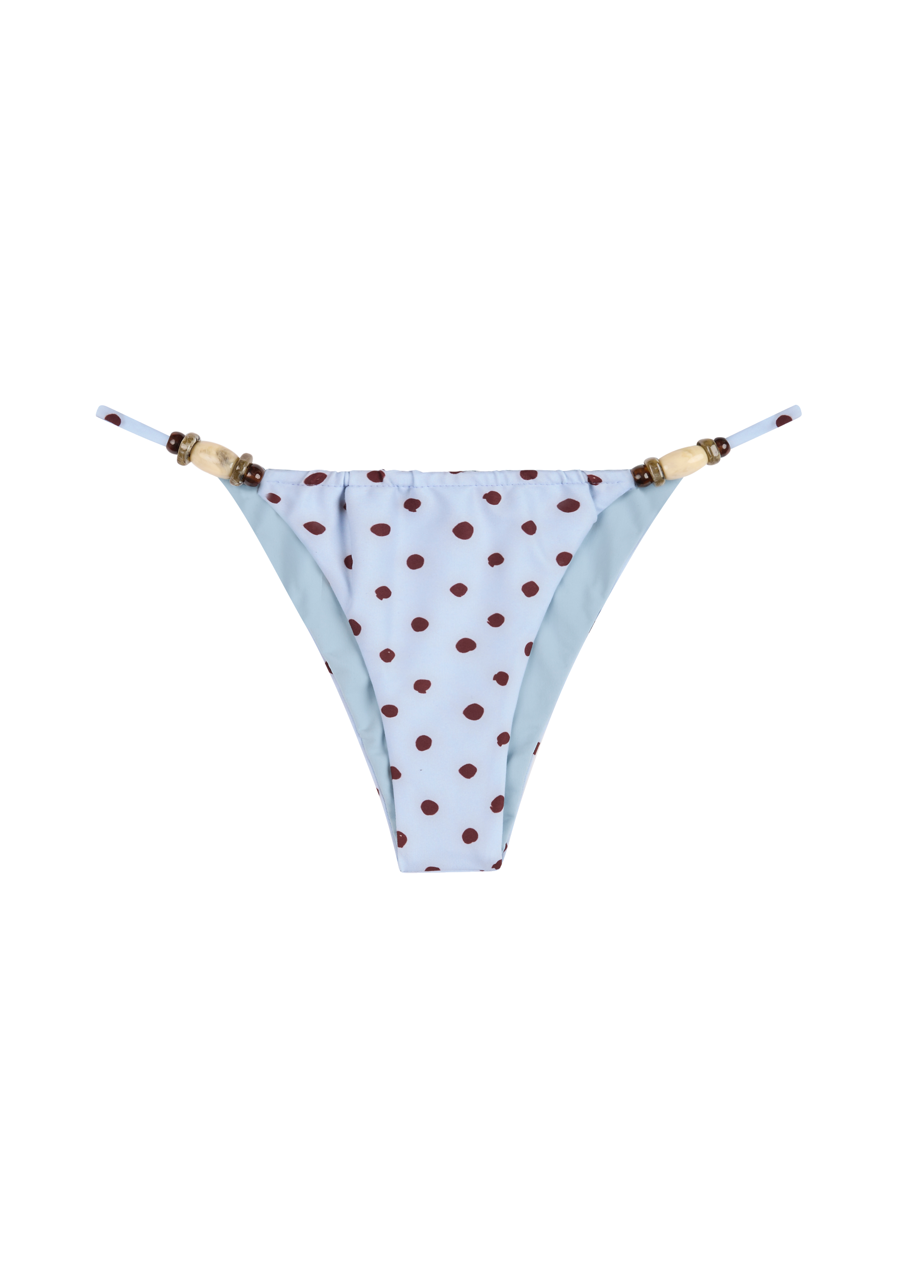 Giuseppe Beaded Bottom | Blue Polka Fudge