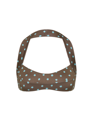 Mikey Top | Polka Blue