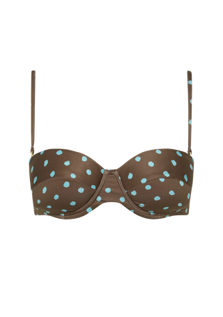 Rodney Top | Polka Blue