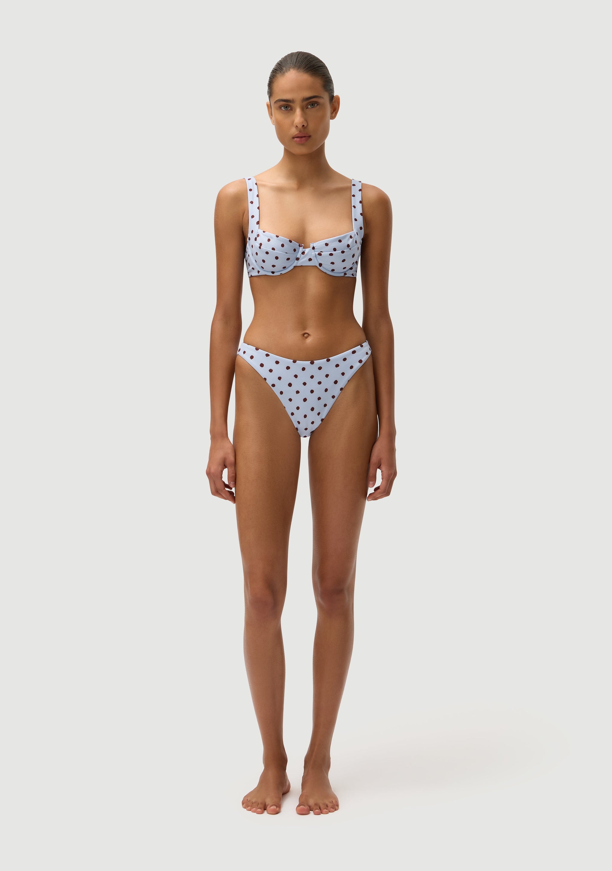 Casanova Top | Blue Polka Fudge
