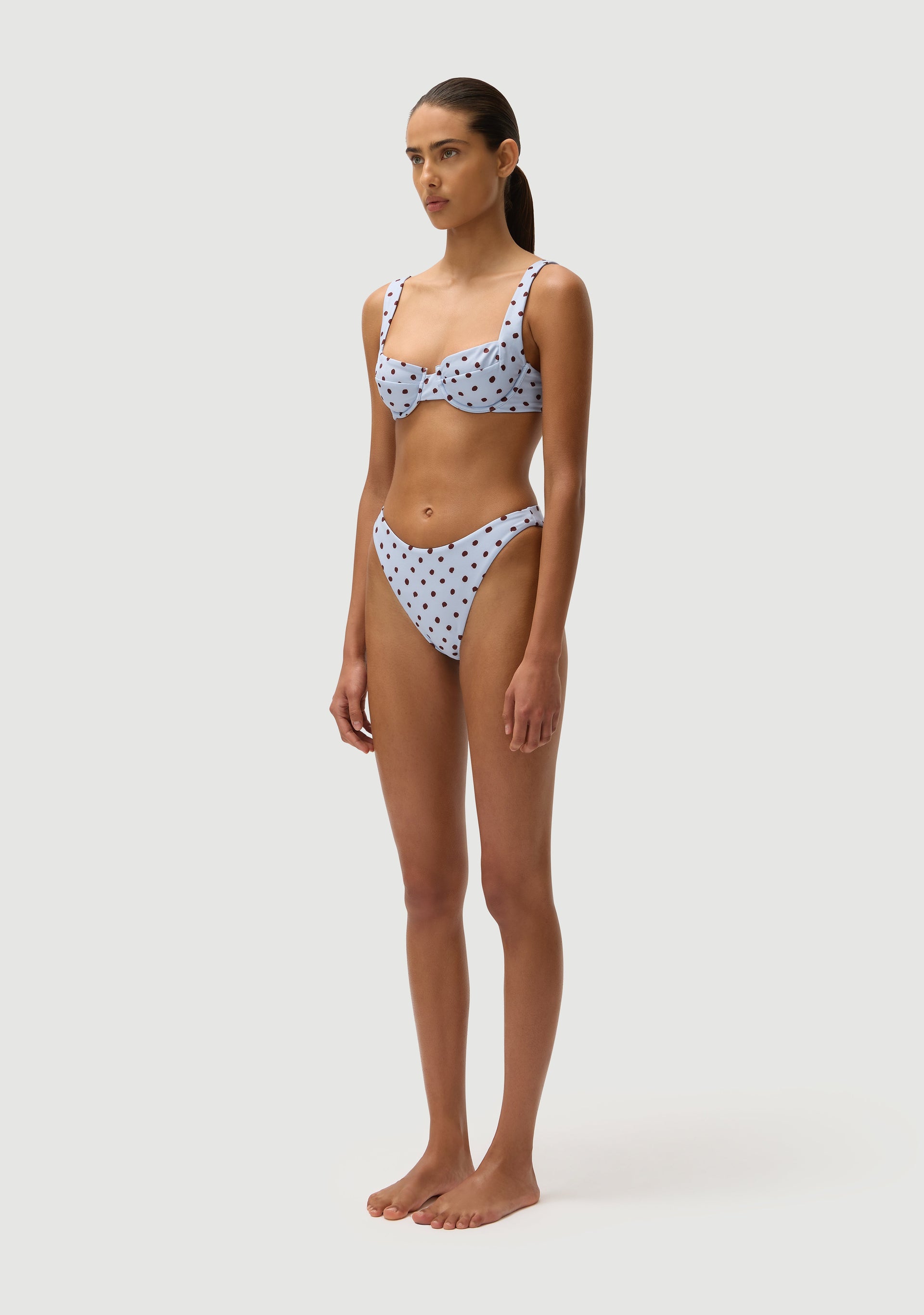 Casanova Top | Blue Polka Fudge