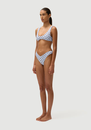 Alfie Top | Blue Polka Fudge