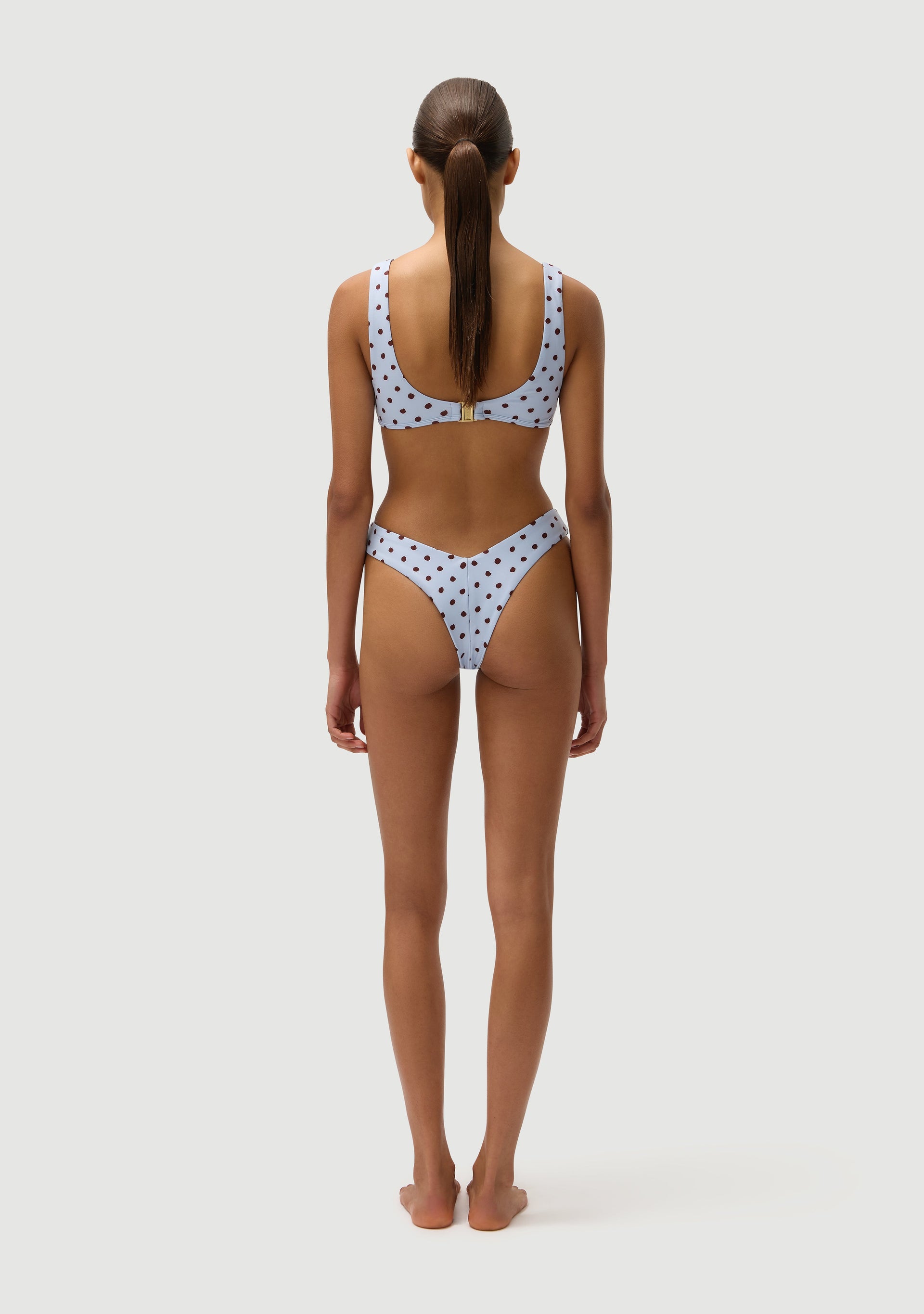 Alfie Top | Blue Polka Fudge