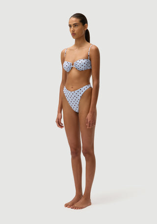 Gabriel Top | Blue Polka Fudge