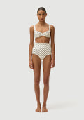 Marco Bottom | Cream Polka Navy