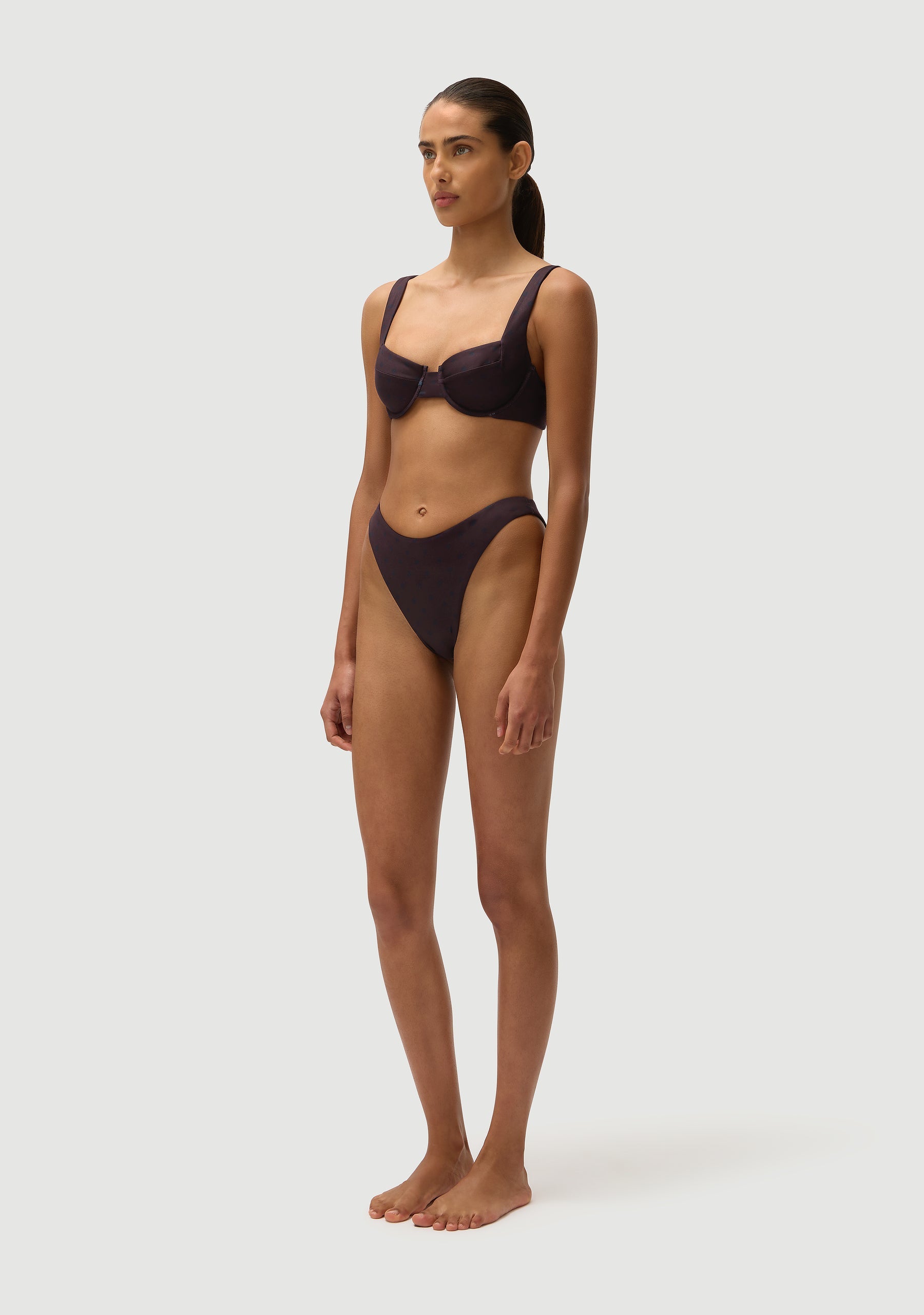 Casanova Top | Wine Polka Noir