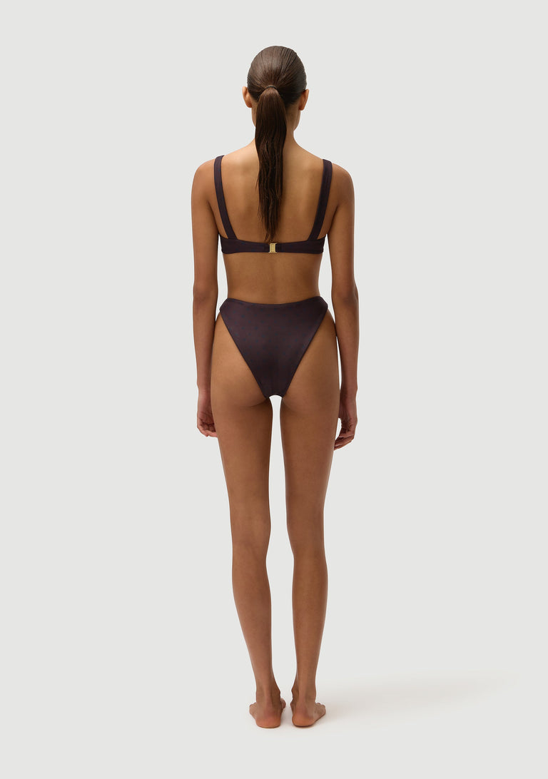 Casanova Top | Wine Polka Noir