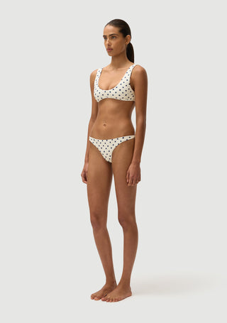 Mr Smith Bottom | Cream Polka Navy