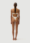 Corey Bottom | Cream Polka Navy