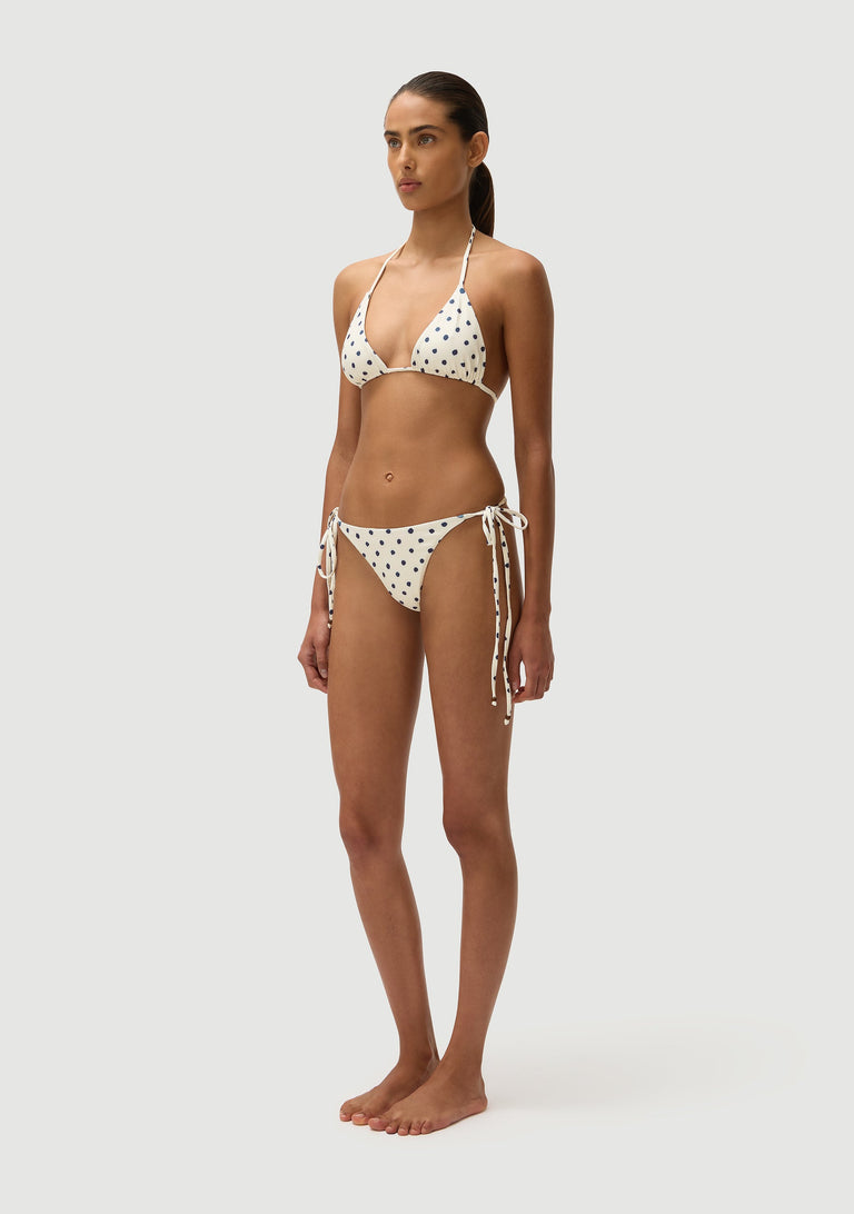 Arnie Top |Cream Polka Navy