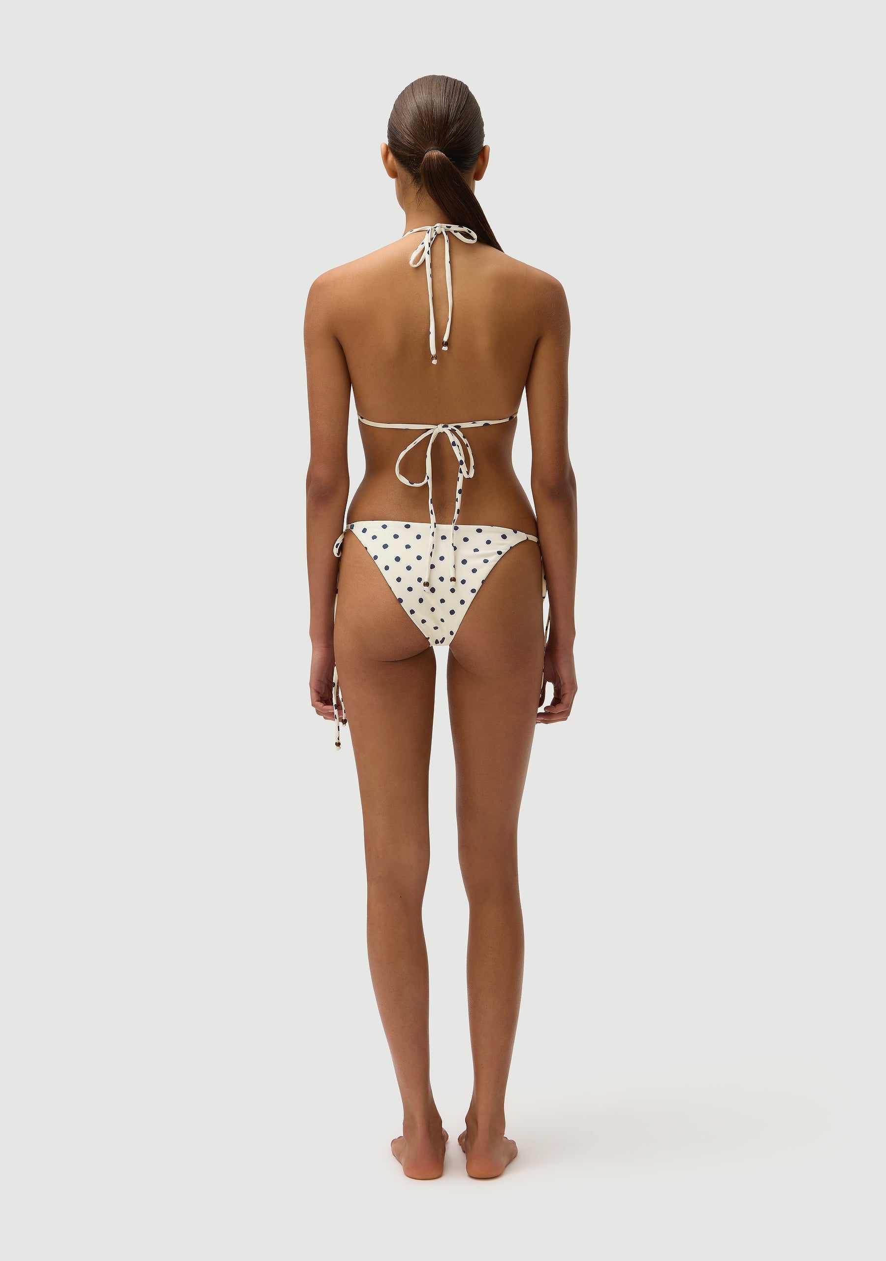 Arnie Top |Cream Polka Navy