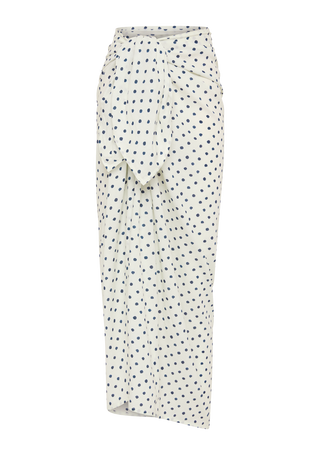 Pareo Sarong |Cream Polka Navy