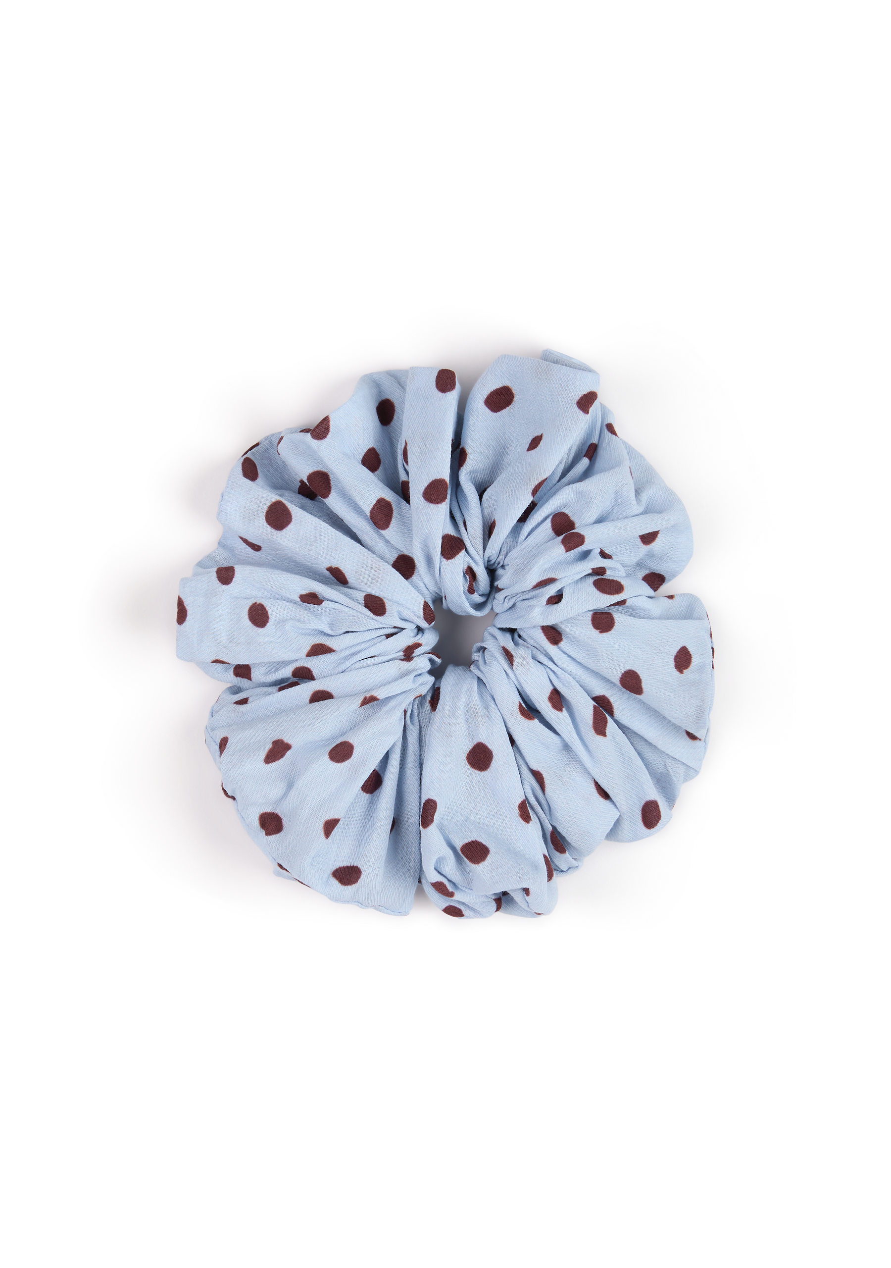 Scrunchie | Blue Polka Fudge