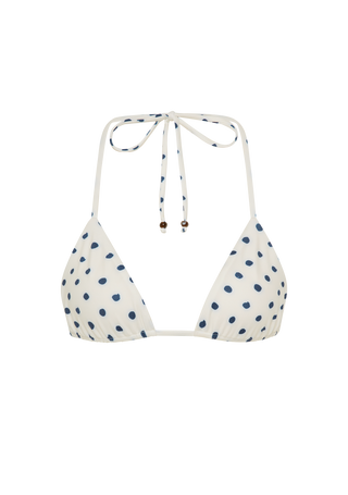 Arnie Top |Cream Polka Navy