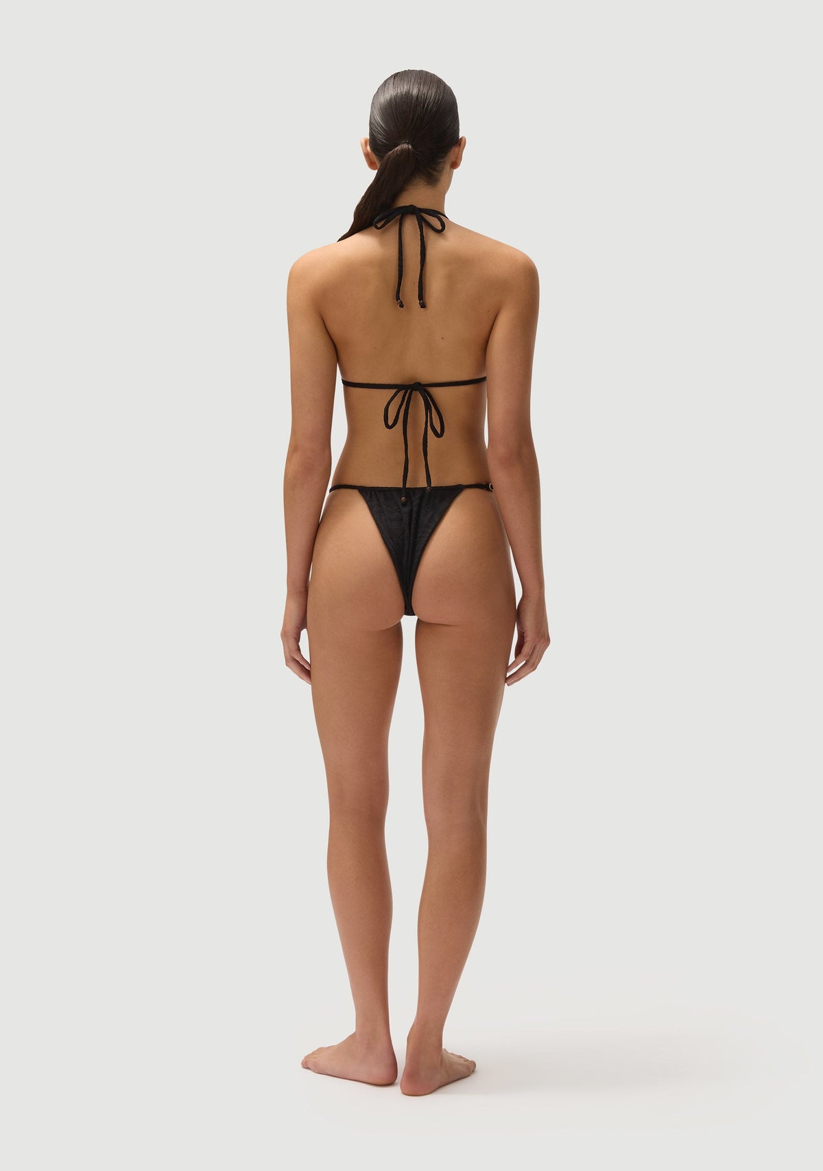 Giuseppe with Tribal Beads Bottom | Noir