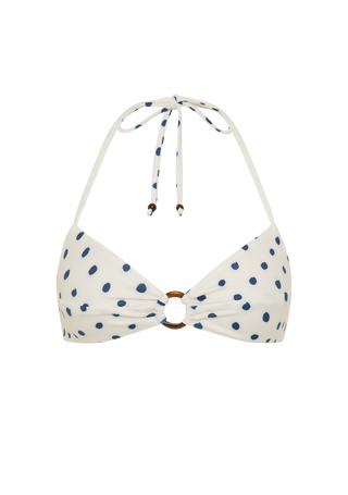 Arthur Top |Cream Polka Navy