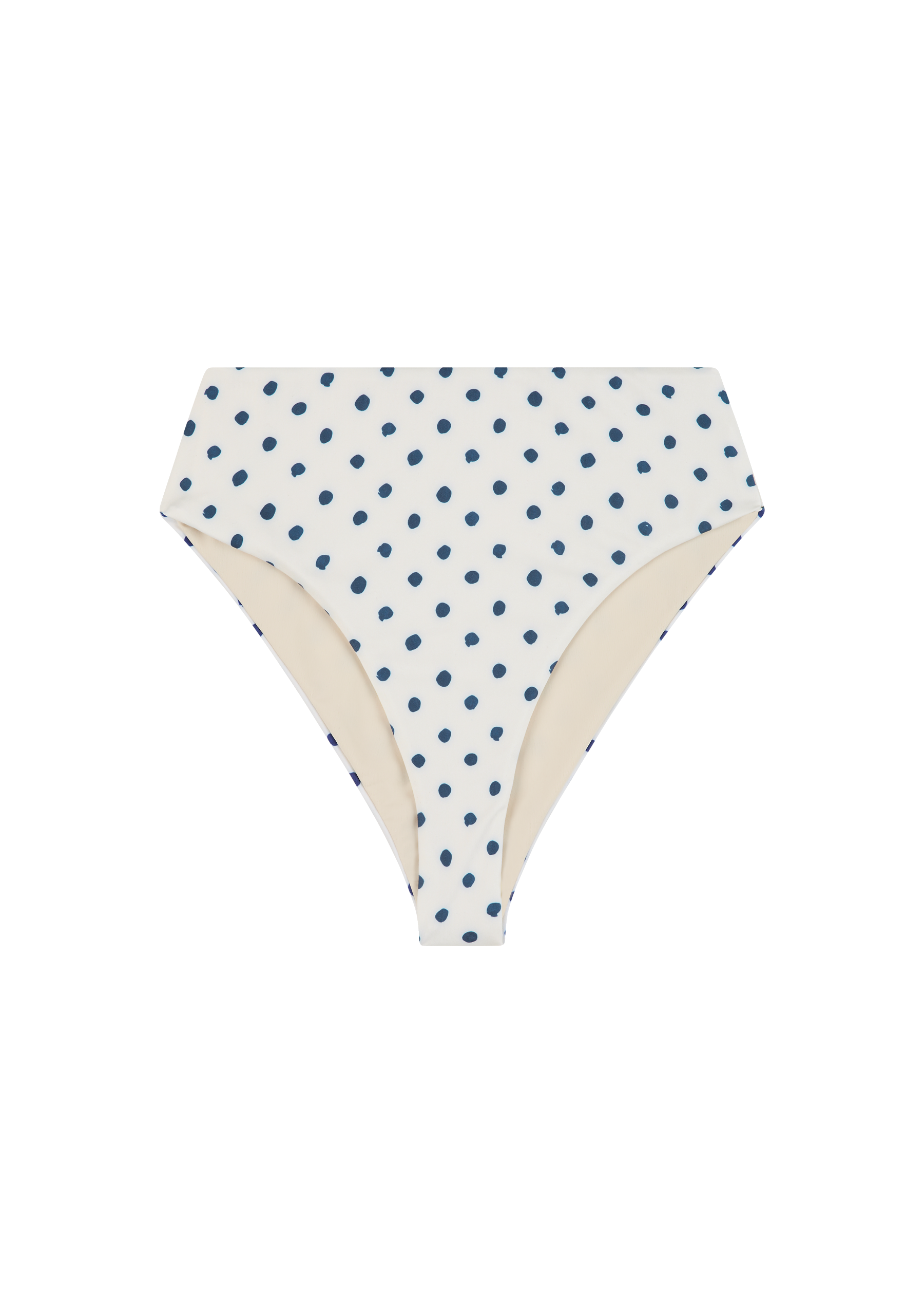 Brian Bottom | Cream Polka Navy