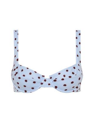 Casanova Top | Blue Polka Fudge