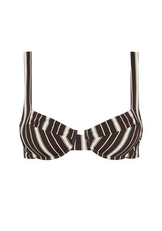 Casanova Top | Brown Stripe