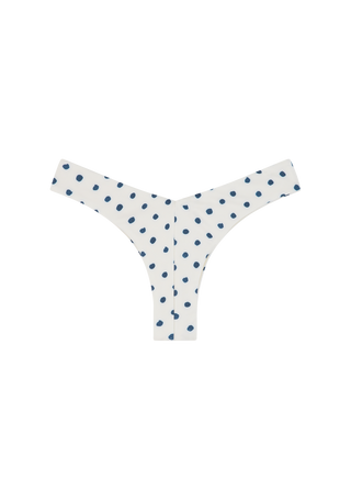 Chad Bottom | Cream Polka Navy