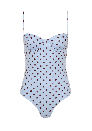 Dolce Full Piece | Blue Polka Fudge