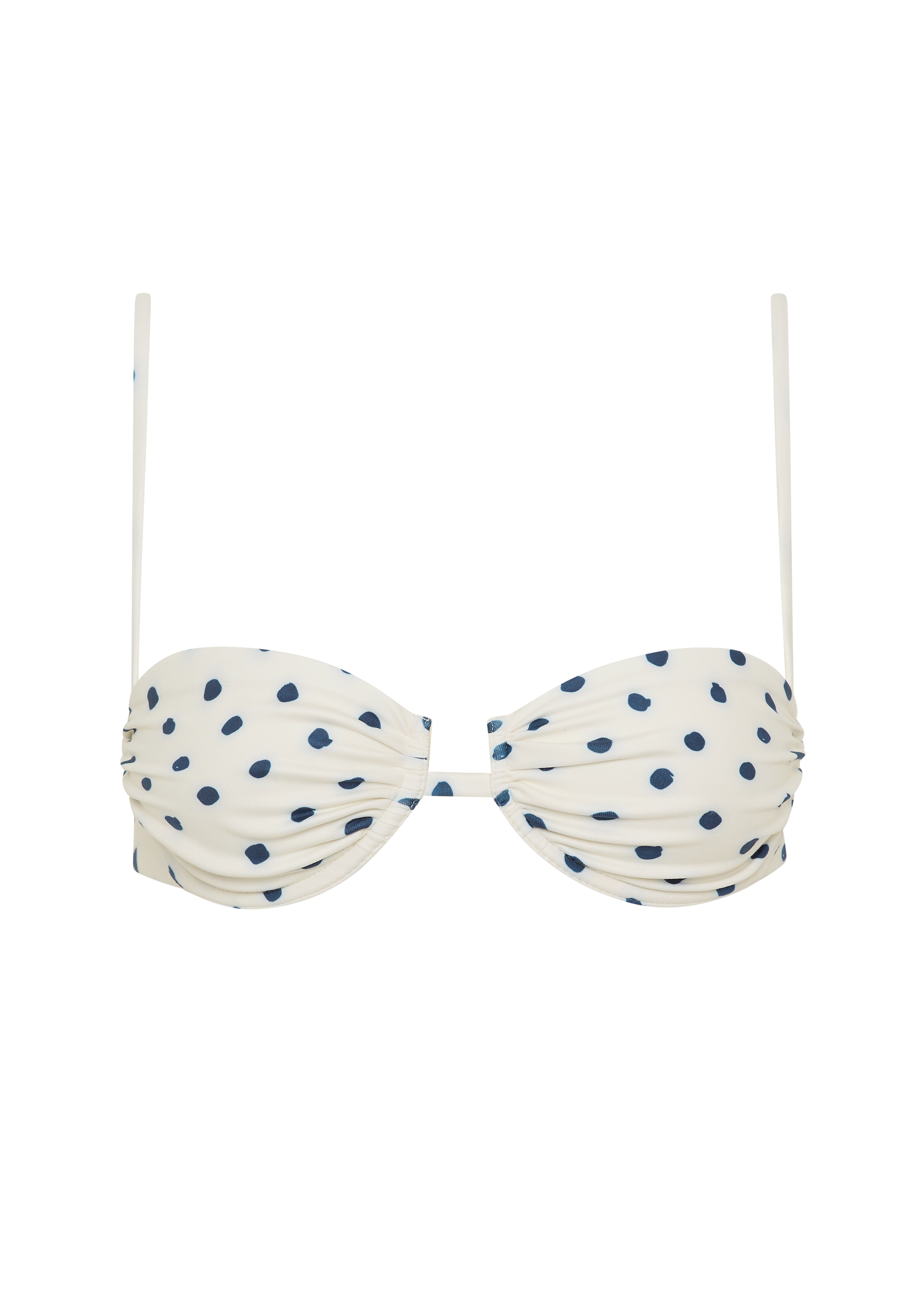 Gabriel Top |Cream Polka Navy
