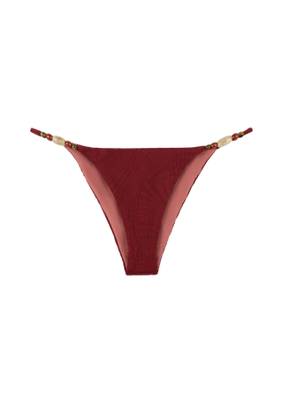 Giuseppe Beaded Bottom | Pomegranate