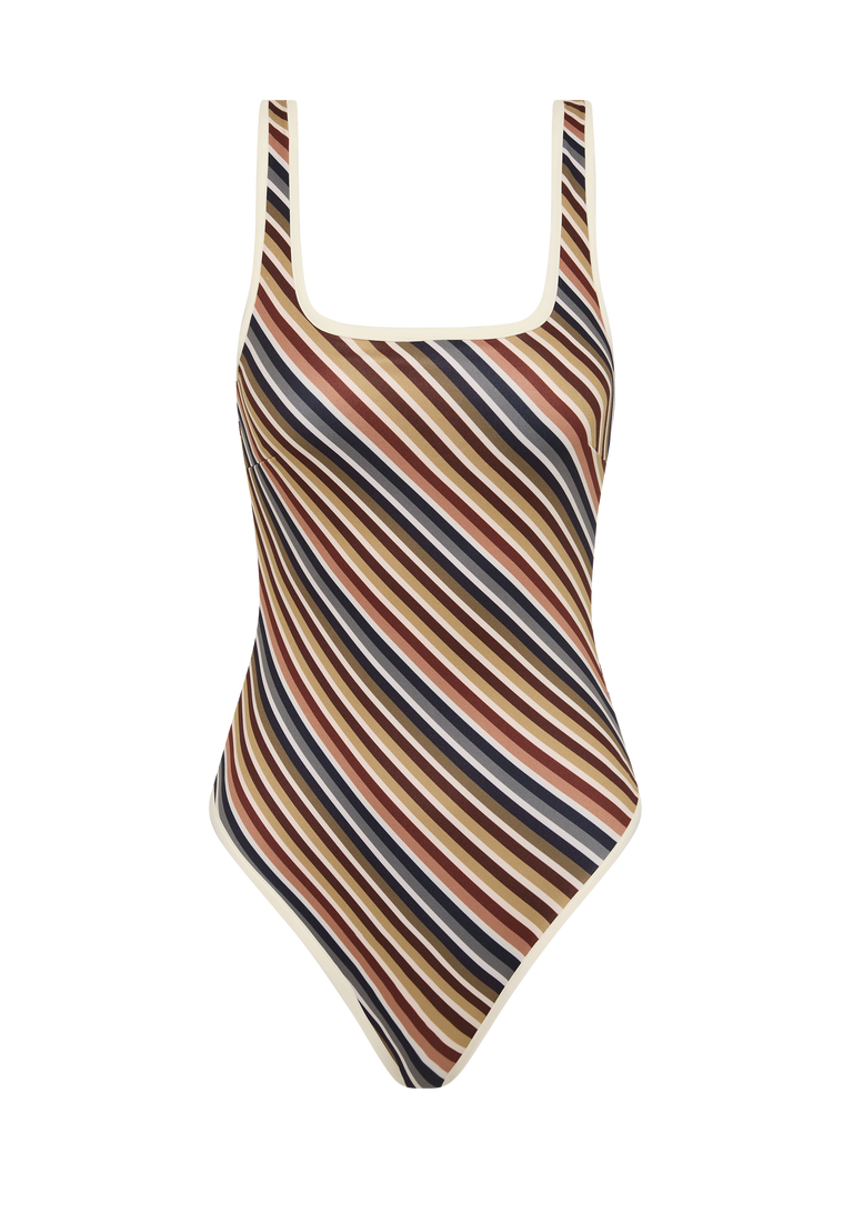 Harvey Binded Full Piece | Vintage Stripe