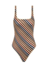 Harvey Binded Full Piece | Vintage Stripe
