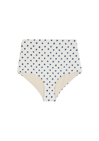 Marco Bottom | Cream Polka Navy