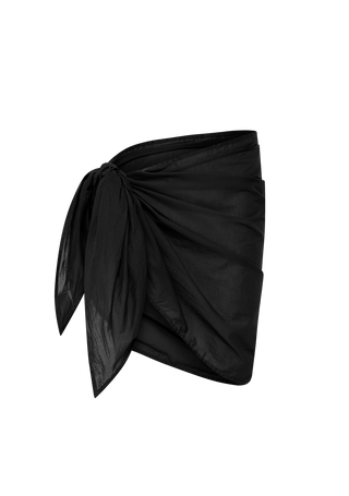 Mini Pareo Sarong | Noir