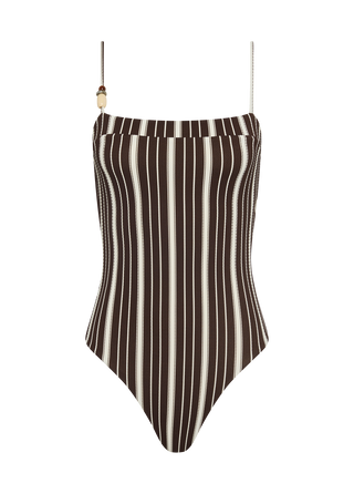Phillip Full Piece | Brown Stripe